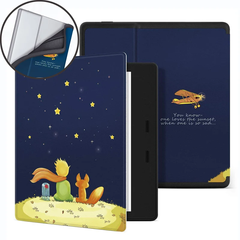 Ультра-тонкий магнитный чехол для " Kindle Oasis 2(выпуск 9th Gen) электронная книга для Kindle Oasis Автоматический Режим сна/пробуждения - Color: soft shell 1