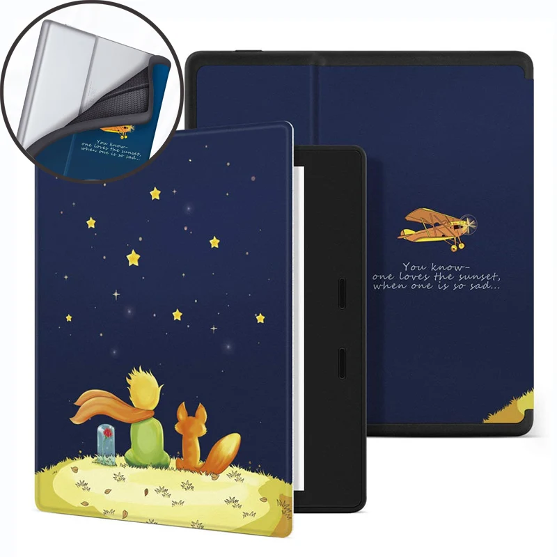 soft shell 1 Ультра-тонкий магнитный чехол для " Kindle Oasis 2(выпуск 9th Gen) электронная книга для Kindle Oasis Автоматический Режим сна/пробуждения - Color: soft shell 1