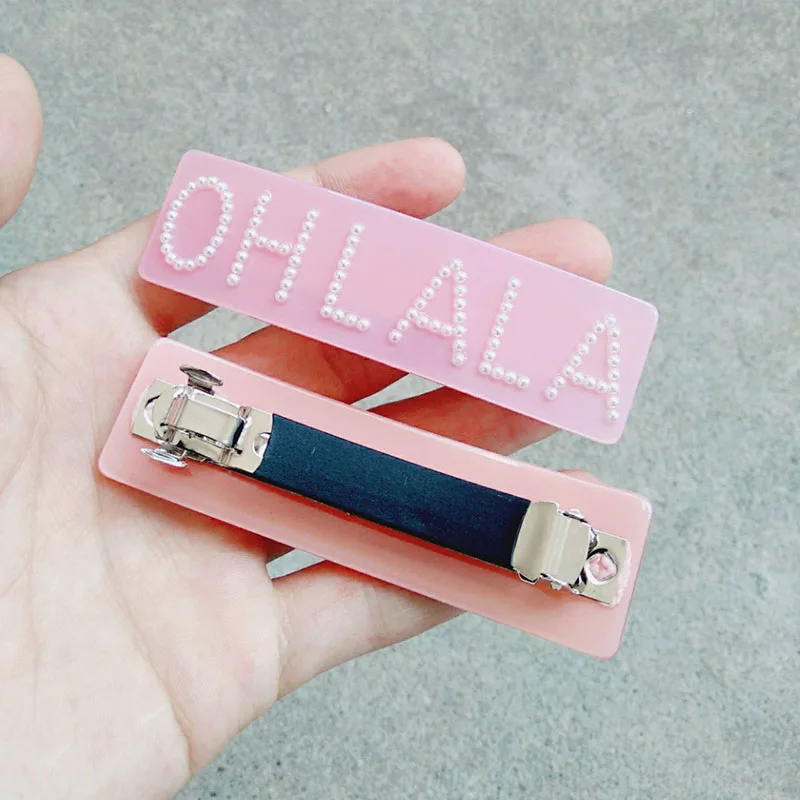 Буква OHLALA VACAY горный хрусталь Peral набор заколок для волос зажим заколка для волос