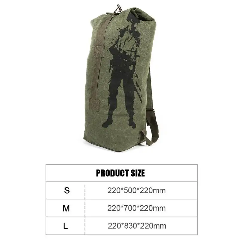 Canvas Backpack Sports Bicycle Bag Rucksack for Outdoor Hiking Climbing Bag Men Women Travel Bags Sport Outdoor Bags