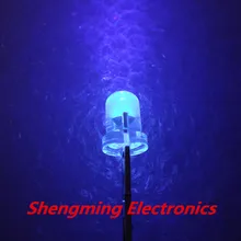 1000 шт. 3 мм Фиолетовый/УФ светодиодный супер яркий F3 светодиодный диоды