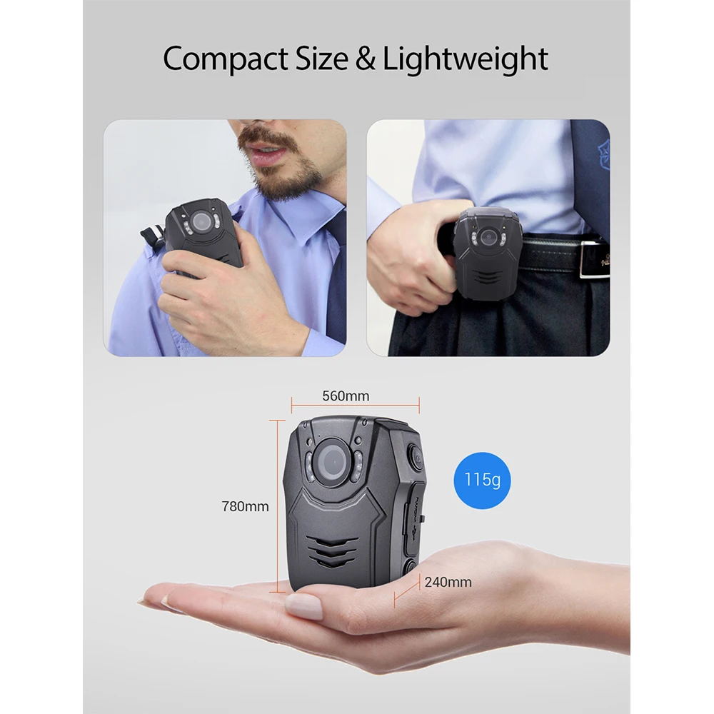  BOBLOV PD50 video camera Body Camera HD 1296P IR Night Vision 32GB/64GB Security Pocket Police Came
