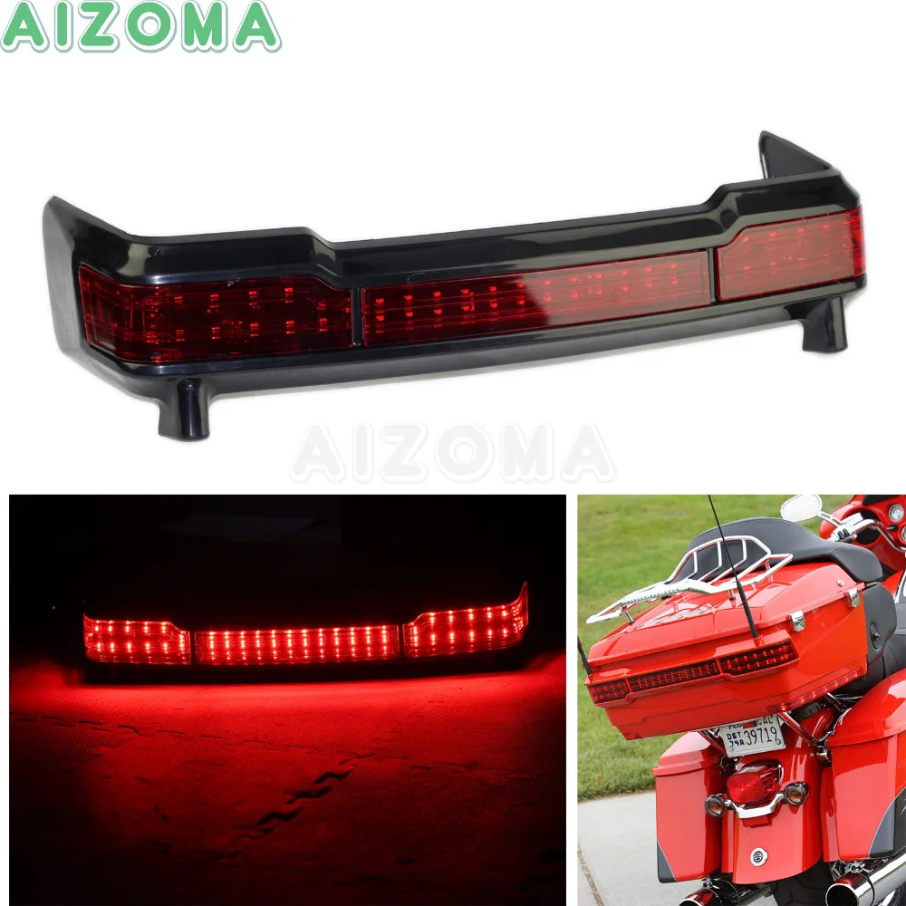  Motorcycle 20'' Running Taillights LED Brake Tail Light for Harley Touring Road Glide Electra Stree - 32959085764