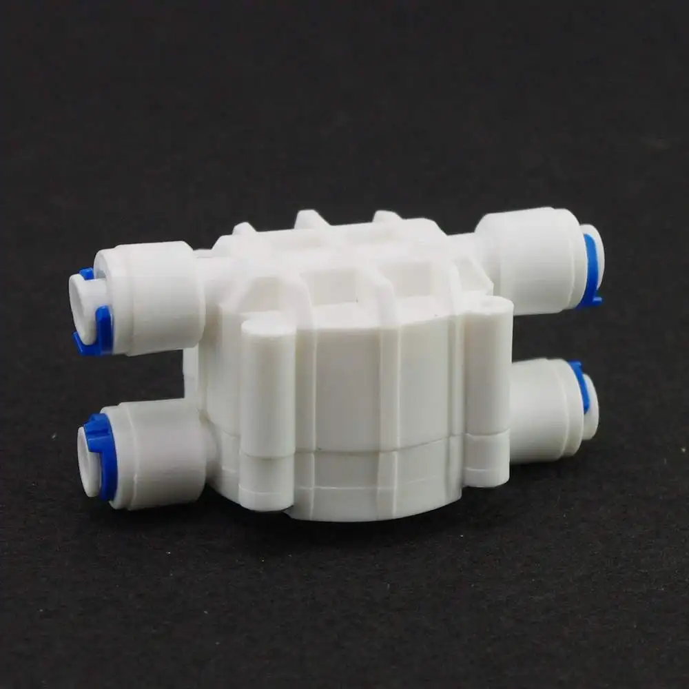 

1PCS 1/4"Port Reverse Osmosis System Auto Shut Off 4 Way Valve For RO