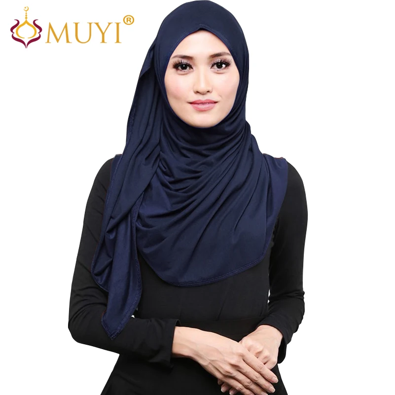 Head Scarf Hijab Large Headscarf Shawl Jersey Plain Muslim Islam Head Cover Pink