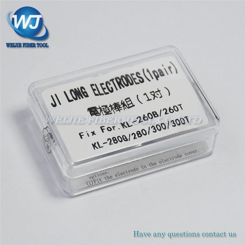 

Free Shipping 1 Pair Electrodes for Jilong Fusion Splicer KL-280 KL-280G KL-280H KL-300 KL-300T KL-300F