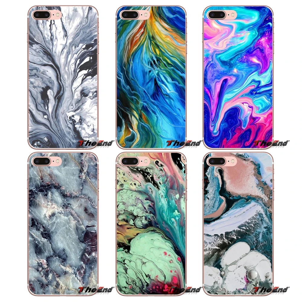 

For Xiaomi Mi6 Mi 6 A1 Max Mix 2 5X 6X Redmi Note 5 5A 4X 4A A4 4 Plus Pro color Marble Stone Painted Soft TPU Case