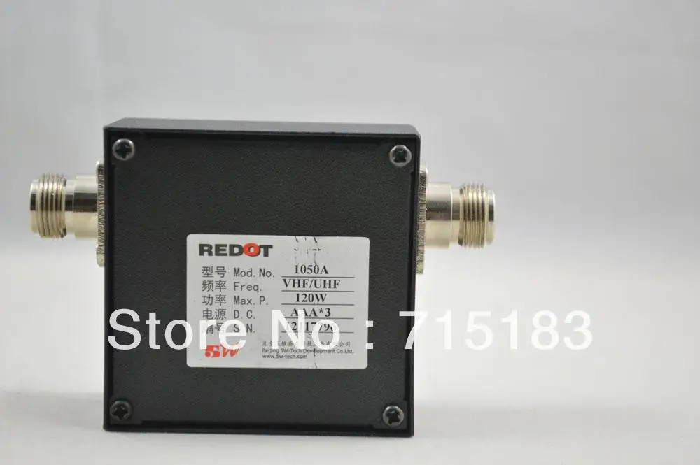 REDOT 1050A 120 Вт VHF UHF Цифровой SWR/измеритель мощности n-гнездовой разъем SWR метр для приемопередающей радиостанции