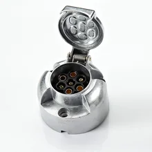 Truck accessories 12V 7pin aluminum Trailer Socket female car connector trailer accessories Trailer Parts caravan accessories