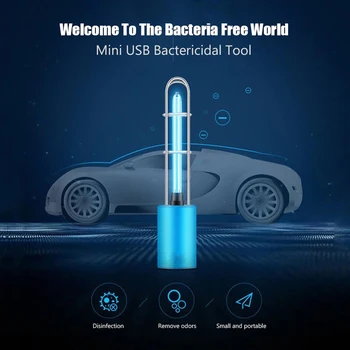 

Smuxi Rechargeable Ultraviolet UV Sterilizer Light Tube Bulb Disinfection Lamp Ozone Sterilization Mites Lights Germicidal Lamp