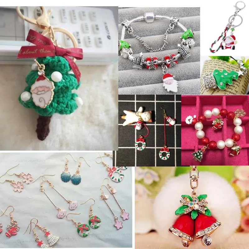 13 шт/19 шт креативные рождественские подвесные орнаменты DIY металлические поделки Рождественская елка Рождественская вечеринка свадебные украшения детский подарок H0250