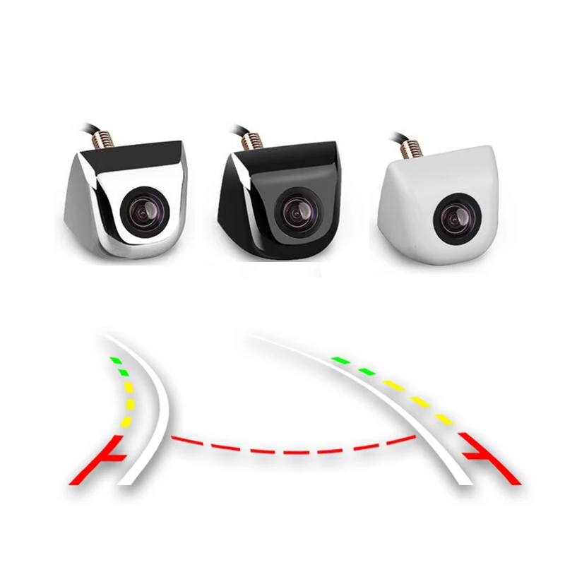 

WEIVISION Metal body Dynamic Trajectory Moving Guide Parking Line Rear View Camera HD Waterproof Reverse Parking Assistance