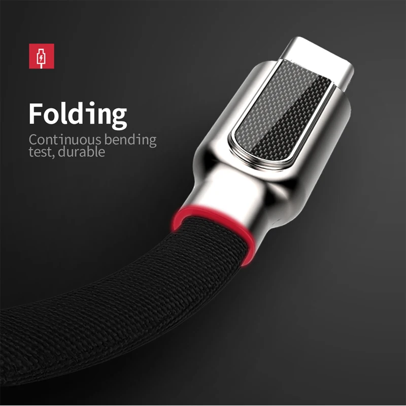 TOTU USB نوع C كابل لسامسونج S10 S9 S8 A50 Xiaomi Redmi ملاحظة 7 سريع شحن USB-C شاحن المحمول الهاتف USBC نوع-C كابل