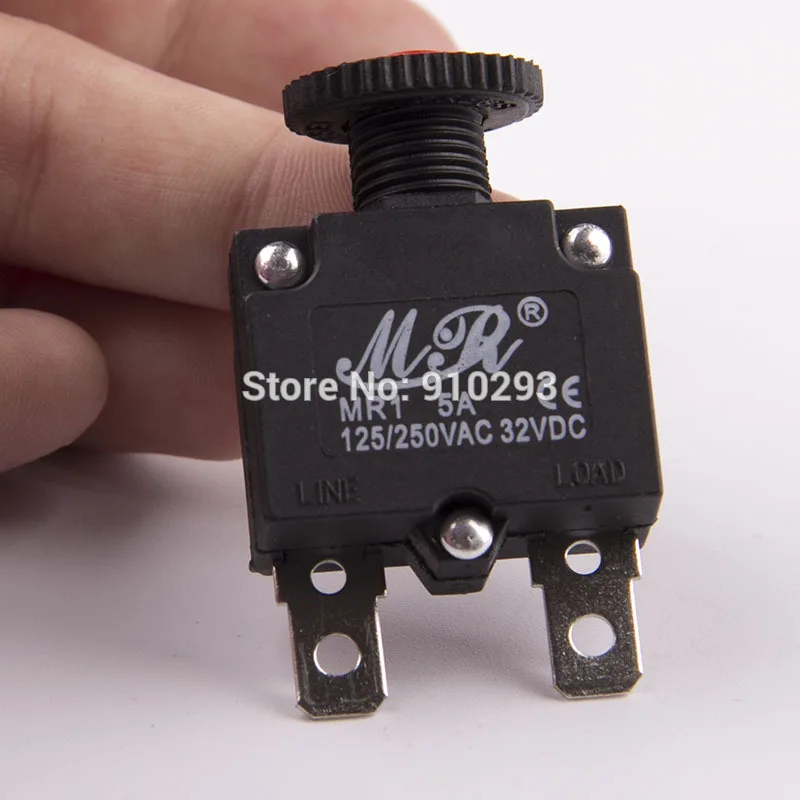 

2pcs 5A MR1 overload protection switch over current protector current limiter