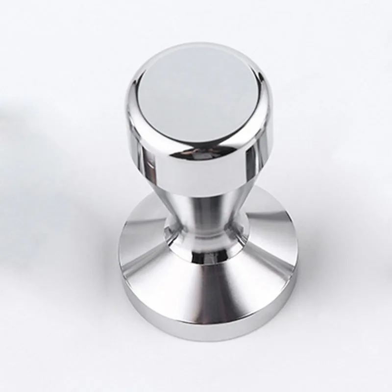  1Piece Stainless Steel 51mm Silver Color Coffee Tamper Maker Grinder Handmade Kitchen Practical Tool 