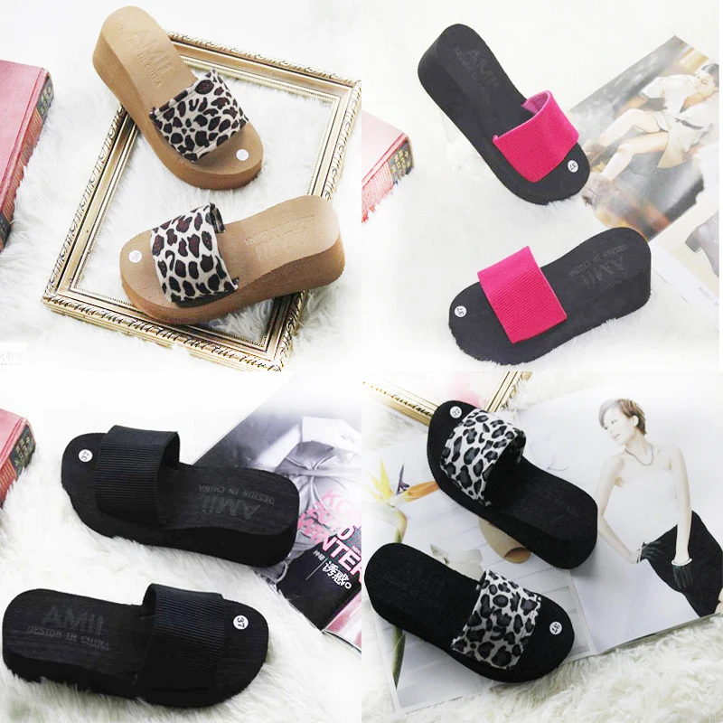 Flip Flops Women Sandals 2015 New Women Summer Shoes Woman Platform Sandals Wedge Ladies High Heel Shoes Beach Sandals of fashi