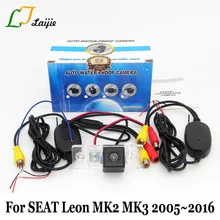 Laijie Wireless Cámara de Visión Trasera Del Coche Para SEAT Leon 1 P 5F MK2 MK3 2005 ~ 2016/HD Gran Angular de Lente de Cámara del Revés del Estacionamiento NTSC PAL