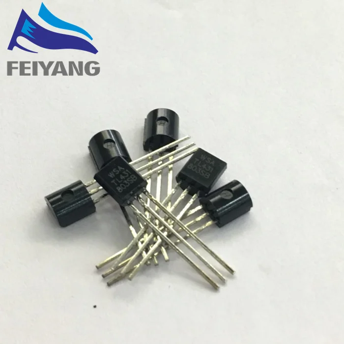 

50pcs TL431A TL431 Voltage References 2.5-36V Prog Adjust TO-92 new original