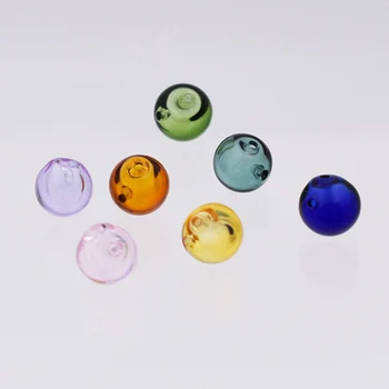 

28pieces 8mm ball Diffuser Perfume Refillable handmade Essential Oil Aromatherapy glass ball Bottle jewelry glass pendant