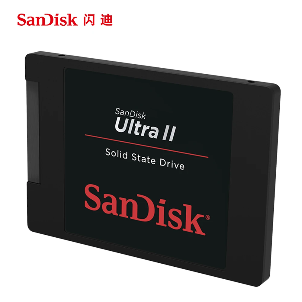 Sandisk ULTRA II SSD 550MBS 240 ГБ 480 960 Внутренний твердотельный жесткий диск SATA Revision 3,0 для ноутбука настольный компьютер