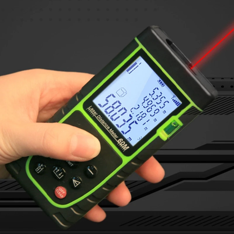 

Urijk Freeship 40/60/100m Laser Distance Meter Range Finder Rangefinder Laser Tape Measure Ruler Diastimeter Roulette Trena Tool