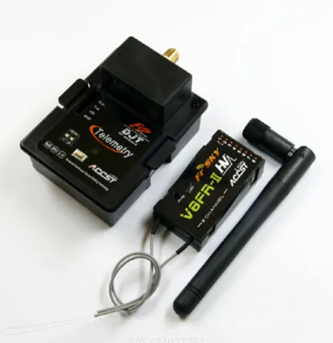 

Original Frsky Product! FrSky Two-way 2.4G JR Compatible Radio System Telemetry DJT/D8R-II Plus