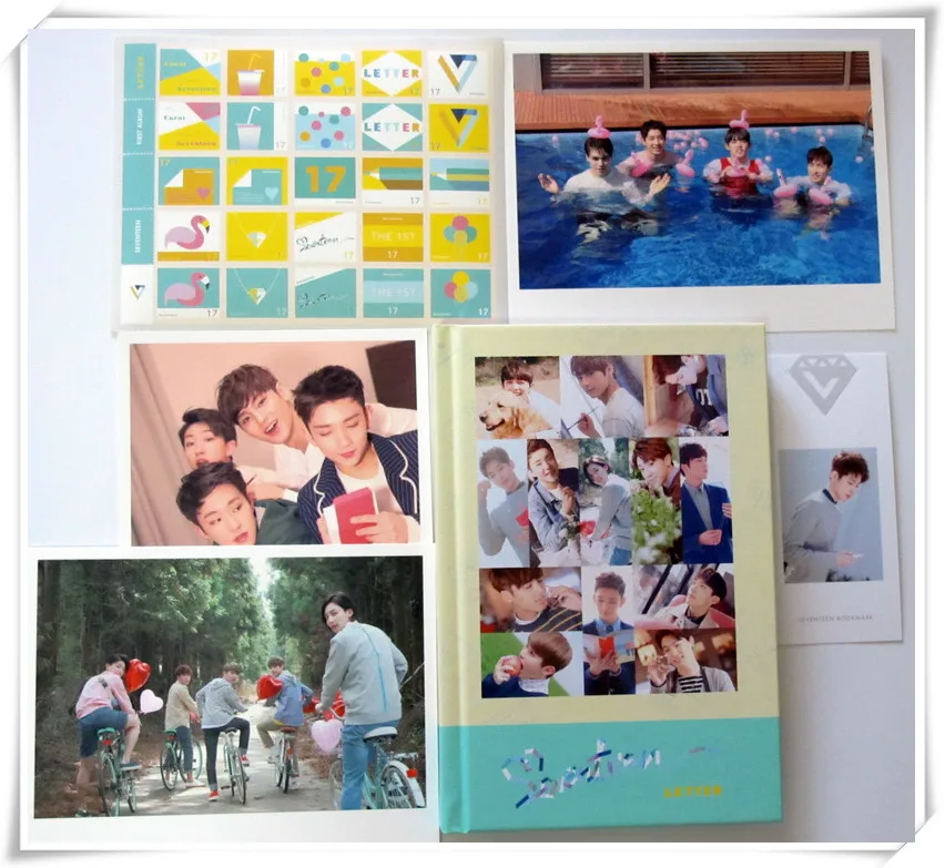 aliexpress com buy seventeen autographed signed 2016 1st album seventeen love letter album cover