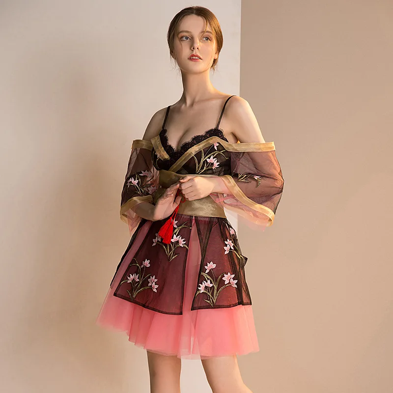 2018 Mesh Half Rushed New Arrival Plus Size Zanzea Vadim Dress Gauze, Small Dress, Romantic And Sweet Private Gathering Night. Dresses