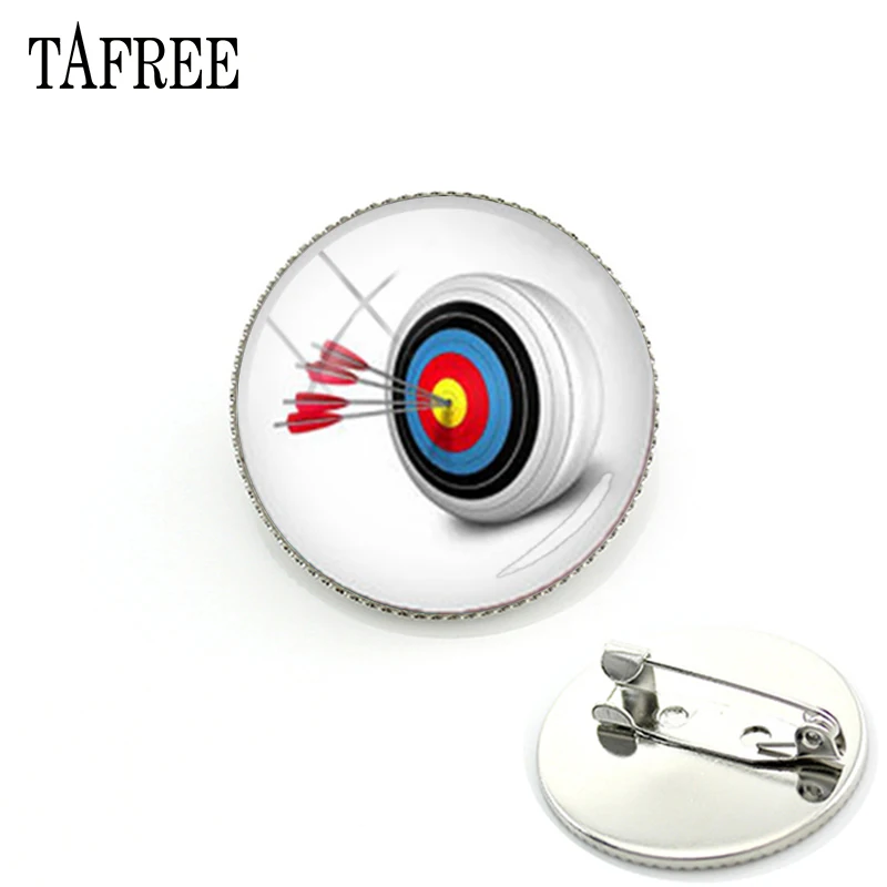 

Exquisite popular sports style brooch pins jewelry red and blue archery darts pins silver plated gift for children, kids KC520
