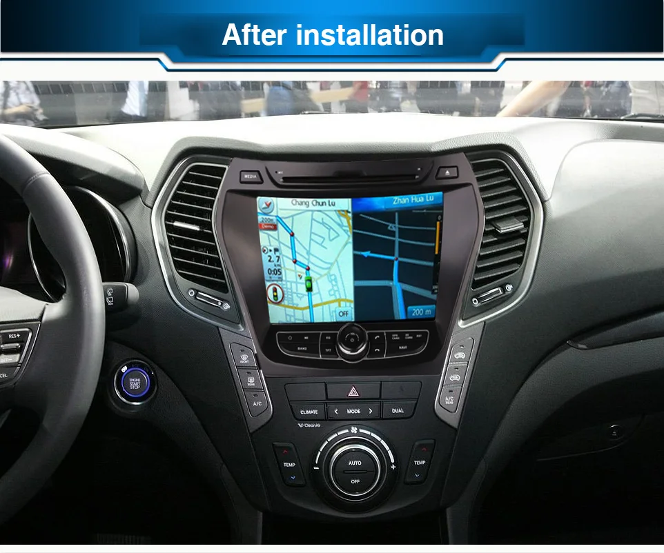 Newest Android 5 1 1 For Hyundai IX45 Santafe 2013 2014 2015 Car DVD Player Radio