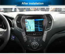Newest Android 5.1.1 For Hyundai IX45 Santafe 2013 2014 2015 Car DVD Player Radio GPS Navigation Bluetooth FM 2 Din in dash TFT