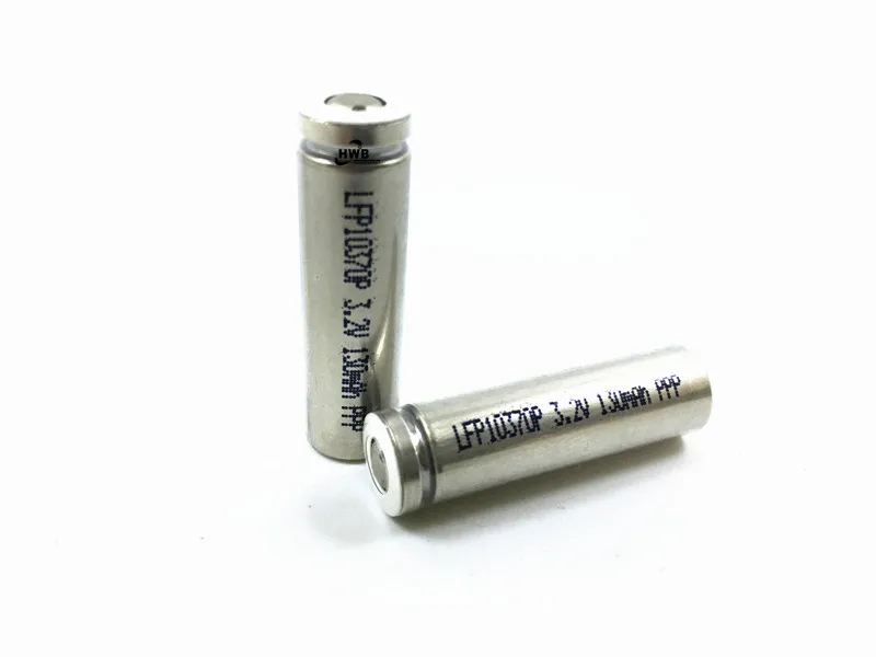 

4pcs IFR10360/10370 130MAH 3.2V Lithium iron phosphate battery.