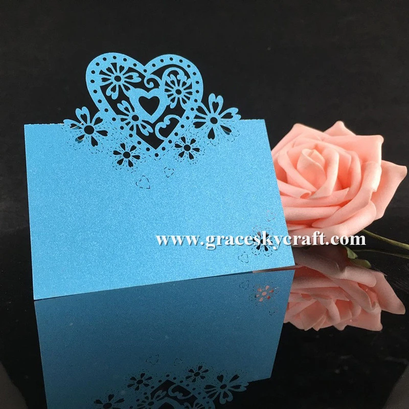 Porte Nom De Table Decoupe Au Laser Ajoure En Forme De Cœur D Amour Pour Mariage Anniversaire Cartes D Invitation Fournitures De Fete 50 Pieces Livraison Gratuite Aliexpress
