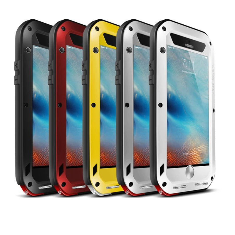 bilder für Liebe Mei Leistungsstarke Shockproof Aluminium Fall-abdeckung Für Apple iPhone 6 6 S 4,7/6 Plus/6 S Plus 5,5 Heavy Duty Gorilla Gehärtetem glas bilder für Liebe Mei Leistungsstarke Shockproof Aluminium Fall-abdeckung Für Apple iPhone 6 6 S 4,7/6 Plus/6 S Plus 5,5 Heavy Duty Gorilla Gehärtetem glas