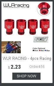 WLR RACING-4 шт. гоночный PQY топливный инжектор топ шапки адаптеры для RDX инжекторы B16 B18 D16Z D16Y с PQY стикер WLR-FIA01