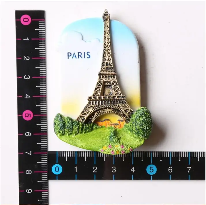 paris nice france Tower resin country stickers for refrigerators 3d