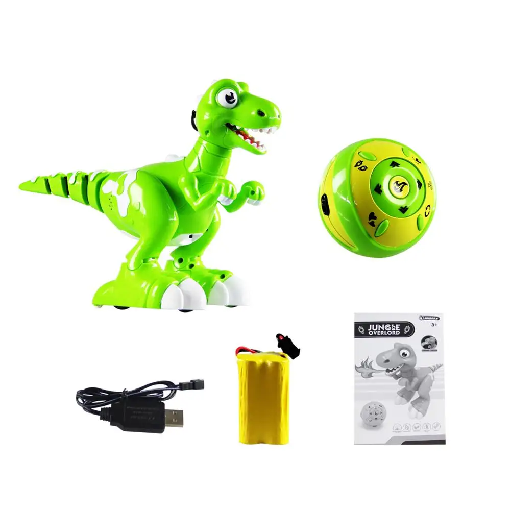 

New Mini Multi-function Sound And Light Music Dancing Smart Remote Control Electric Spray Dinosaur Toy Puzzle Electronic Toy