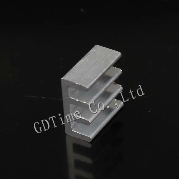 1000 шт. в партии алюминий 11X11X5MM IC LED Охлаждающий радиатор вентилятора теплоотвод