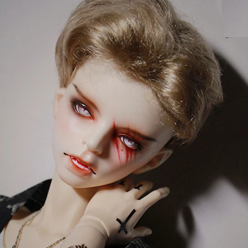 Волосы Allaosify Bjd для шарнирной куклы 1/3 1/4 1/6 высокотемпературный парик девочек и