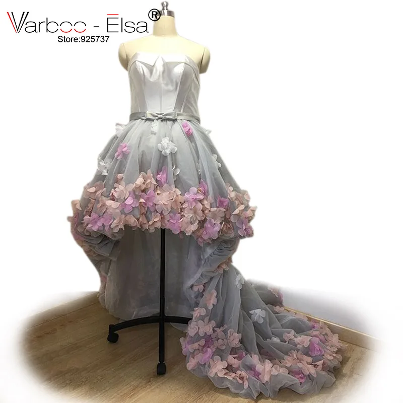 ball gown high low dress