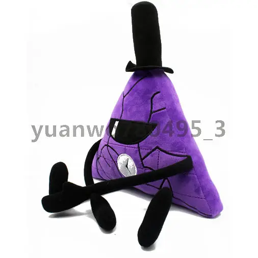 Plush Doll Purple Bill Cipher Gravity Falls Toy