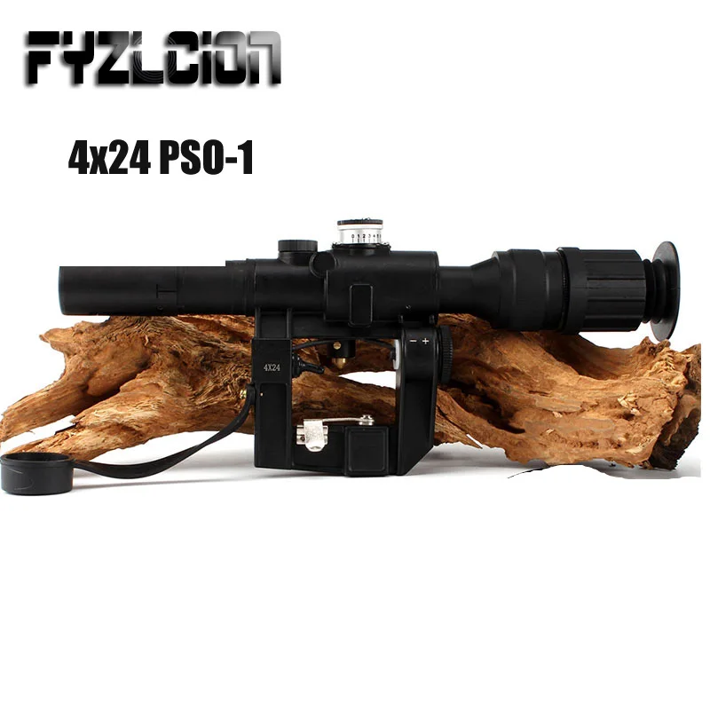 

Tactical Hunting Red Dot Riflescope 4x24 PSO-1 Type Scope For Dragonov SVD AK Riflescope Scope Sniper Rifle Series Optical Sight