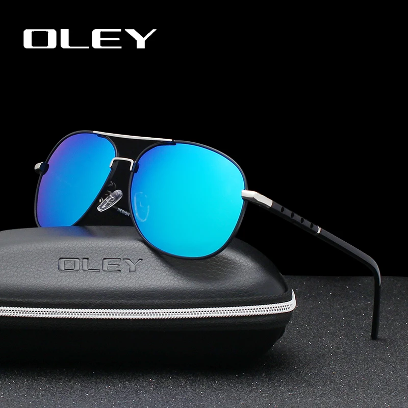 

OLEY Brand Men's Sunglasses Brand Designer Pilot Polarized Male Sun Glasses Eyeglasses gafas oculos de sol masculino For Women