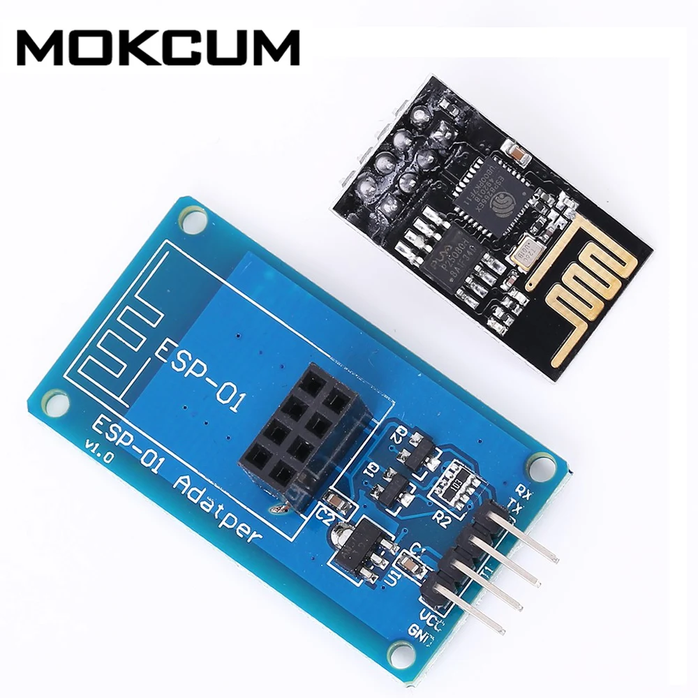 ESP 01S ESP8266 SPI Wi Fi беспроводной модуль + 01 адаптер WiFi Последовательный трансиверов