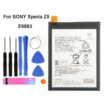 LIS1593ERPC Батарея для Sony Xperia Z5 E6883 E6633 E6653 E6683 E6603 Натуральная кожа телефон Батарея 2900 мА-ч