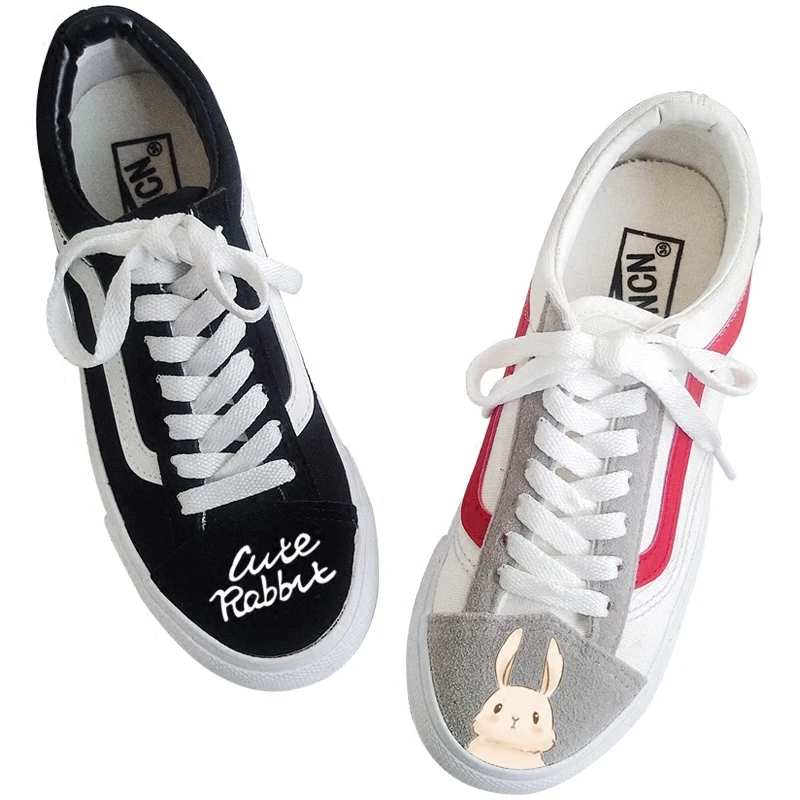 

Hand-painted Graffiti Japanese Canvas Shoes Female Male Student Korean Skateboard Casual Shoes Street Shooting Single Shoes