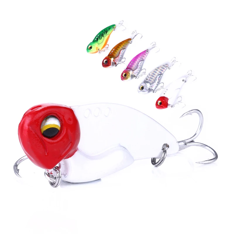 1Pcs Metal vib Wobbler Fishing Fake Lure Bass Carp Lead Fish Artificial