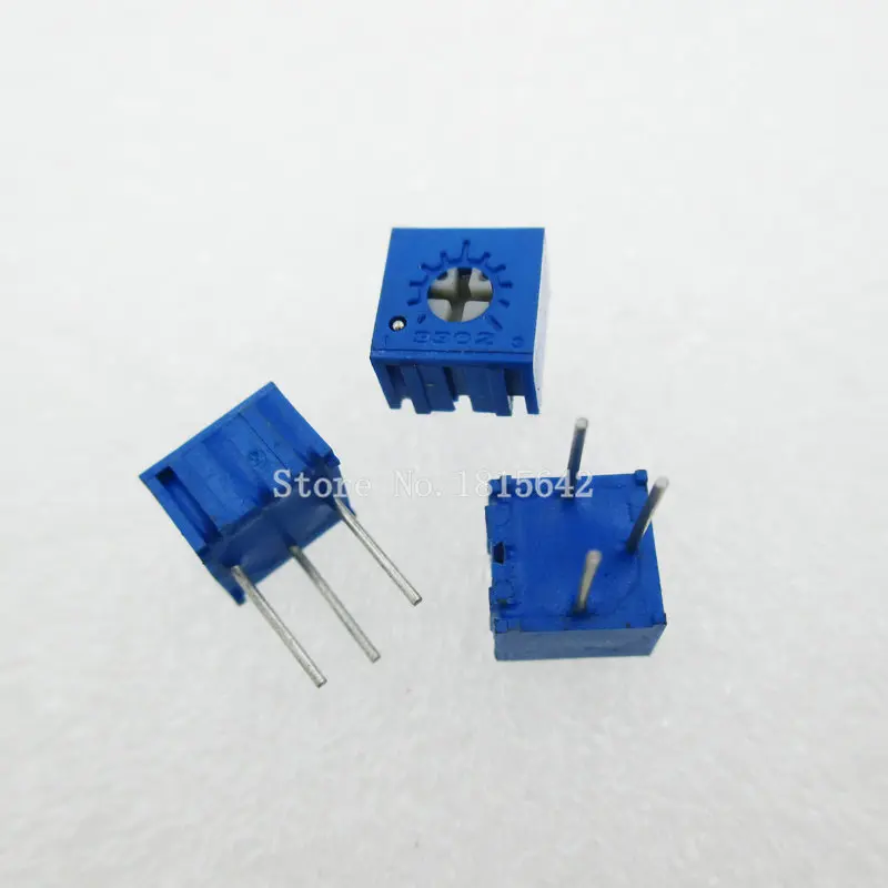 10Pcs 3362P-203 3362 P 20K ohm High Precision Variable Resistor Potentiometer