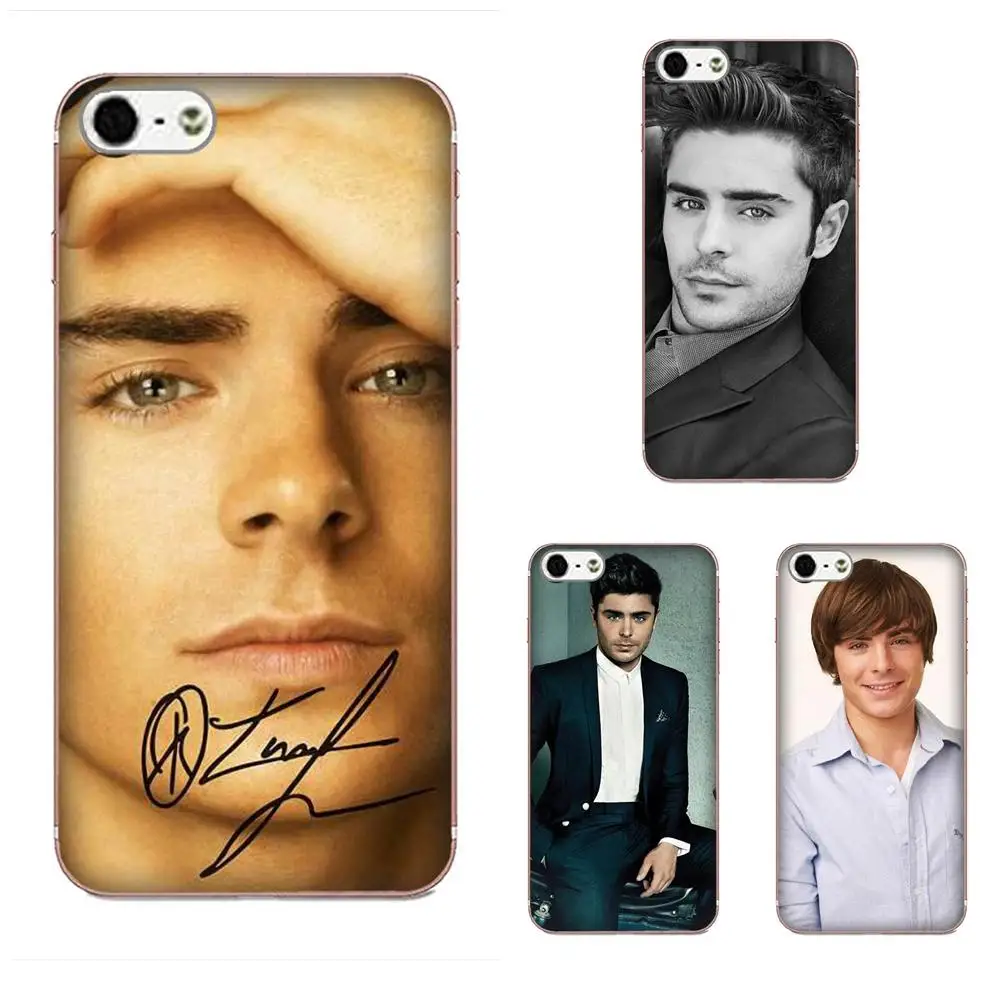 Прозрачный чехол для Apple iPhone 4 4S 5 5C 5S SE 6 6S 7 8 Plus X XS Max XR Zac Efron Douchey|Чехлы-накладки| |