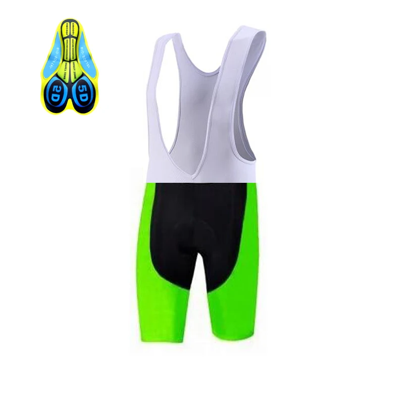 2017 QKI FLUO Green Cycling Bib Shorts Men's Breathable Quick Dry Anatomic Design Wearable Sweat